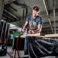 Metabo SXE 450 Turbotec Orbital Sander - Power Tool for Woodworking & Sanding, Dust Bag, Random Orbital Sander