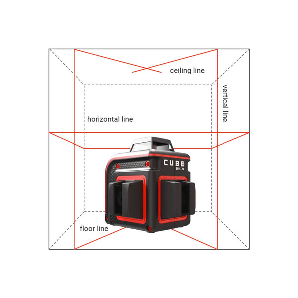 ADA  360 2V Red Laser and Tripod Kit - A00570