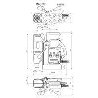 Metabo MAG 32 Magnetic Drill: Powerful Core Drilling Machine