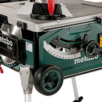 METABO TS254 Table Saw 254mm - Portable with Stand & Trolley - Power Tool