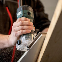 Metabo: Trim router (FM 500-6) - 601741000 (including collet - 344650030)