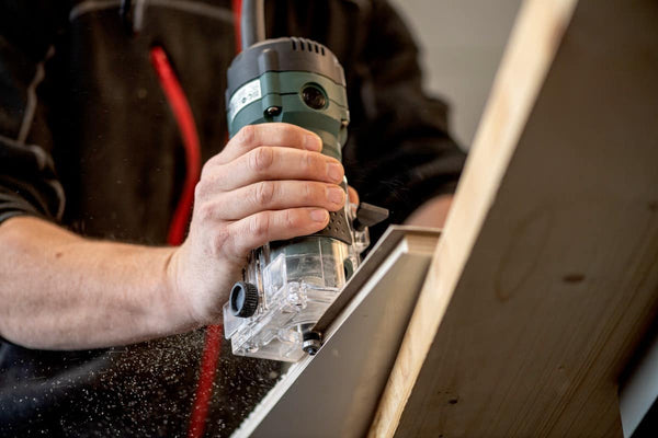 Metabo: Trim router (FM 500-6) - 601741000 (including collet - 344650030)