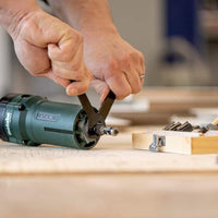 Metabo: Trim router (FM 500-6) - 601741000 (including collet - 344650030)