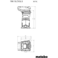 FMV 18 LTX BL 8 Cordless trim router - 601742840