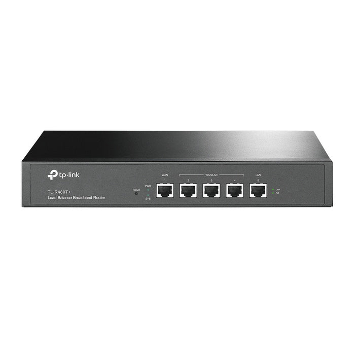 TP-LINK 5-PORT MULTI WAN ROUTER WITH LOAD BALANCE - NET-TL-R480T+