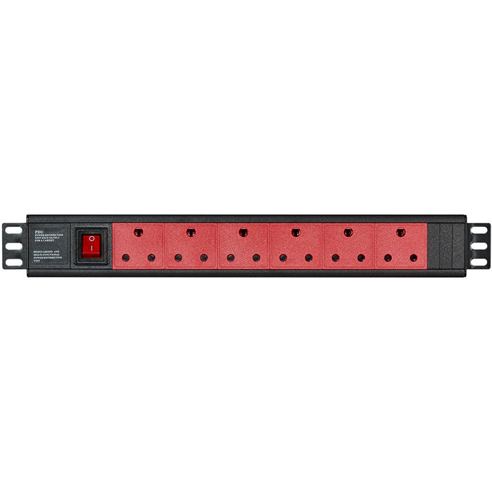 6-PORT MULTIPLUG METAL RACK DEDICATED C13,C14 - PWR-MP-6P-C13C14-M-D