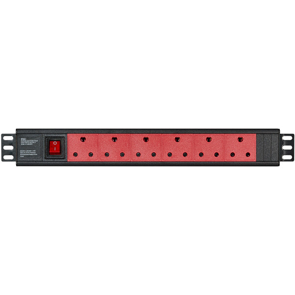 6-PORT MULTIPLUG METAL RACK DEDICATED C13,C14 - PWR-MP-6P-C13C14-M-D