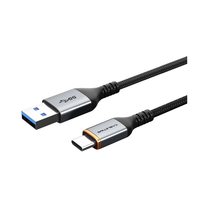CABLETIME CA40L 2M USB3.0 TYPE-A TO TYPE-C 5GBPS DATA AND 3A CHARGING CABLE (CT-AMCMG1-AG2) - CT-AMCMG1-AG-2M