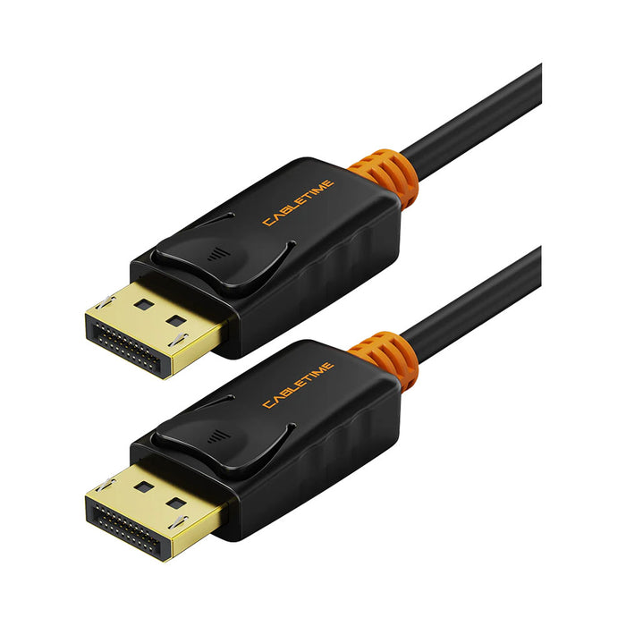 CABLETIME CD21O 4.5M 4K @60HZ DISPLAYPORT 1.2 CABLE (CT-AV585-01G-B4.5) - CT-AV585-01G-B4.5