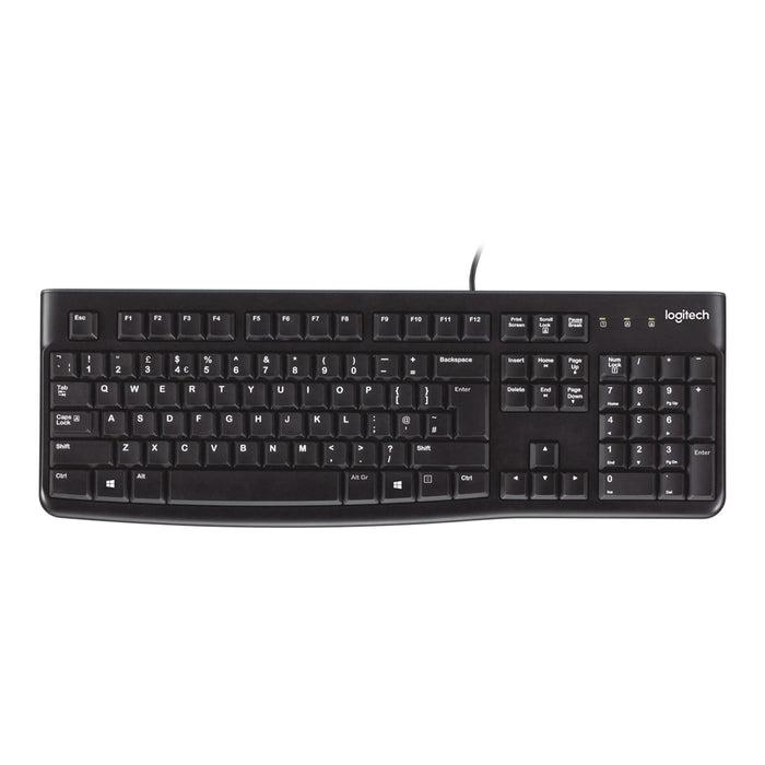 LOGITECH K120 WIRED KEYBOARD USB BLACK - LOG-920-002508