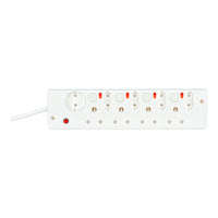LINKQNET 9-PORT MULTIPLUG WITH INDIVIDUAL SWITCHES - PWR-MP-9PS