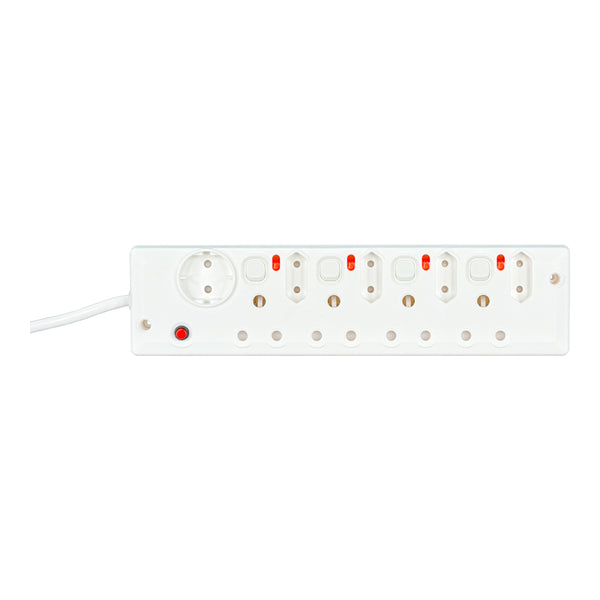 LINKQNET 9-PORT MULTIPLUG WITH INDIVIDUAL SWITCHES - PWR-MP-9PS