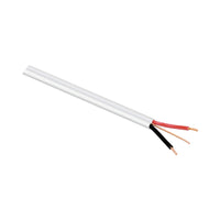 100M FLAT 2.5MM TWIN AND EARTH CABLE COIL – WHITE - CAB-FTE-2.5MM-100M