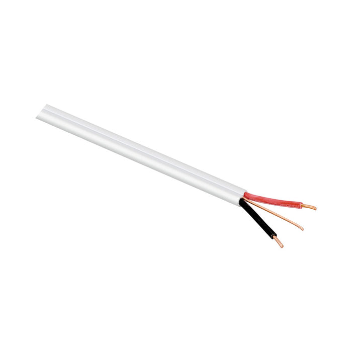 100M FLAT 2.5MM TWIN AND EARTH CABLE COIL – WHITE - CAB-FTE-2.5MM-100M
