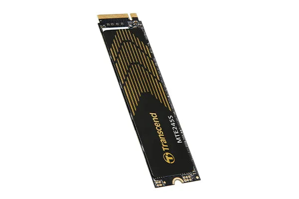 TRANSCEND 500GB MTE245S PCI-E  GEN 4X4 M.2 NVMe 2280 SSD 3D TLC - 4800 MB/s Read 4000 MB/s Write - 300 TBW Transcend