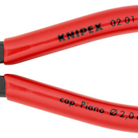 KNIPEX 02 01 180 SB High Leverage Combination Pliers with plastic coating black atramentized 180 mm