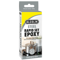 ALCOLIN EPOXY LIQ RAPID SET STEEL 40ML  - 030-30