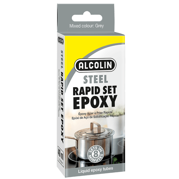 ALCOLIN EPOXY LIQ RAPID SET STEEL 40ML  - 030-30