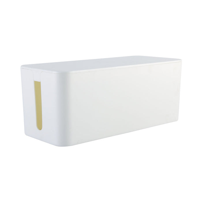 CABLE MANAGEMENT BOX WHITE (MEDIUM) - 0303PLM07 - CABLE-MANAGEMENT-MED