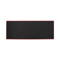 RECTANGULAR RUBBER MOUSE PAD BLACK, 680X300X3MM - MOU-PAD-GEL-MP02-1