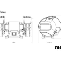 Metabo : Bench Grinders DS 200 Plus - 604200000