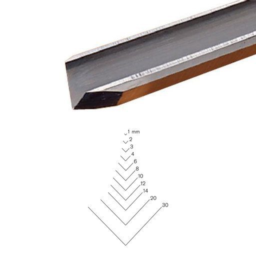 PFEIL V-Parting Tool #15 - 3mm: Swiss Made Carving Tool for Woodworking, Detailing, and Chip Carving.