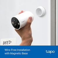 Smart Wire-Free Security Camera 2 Units