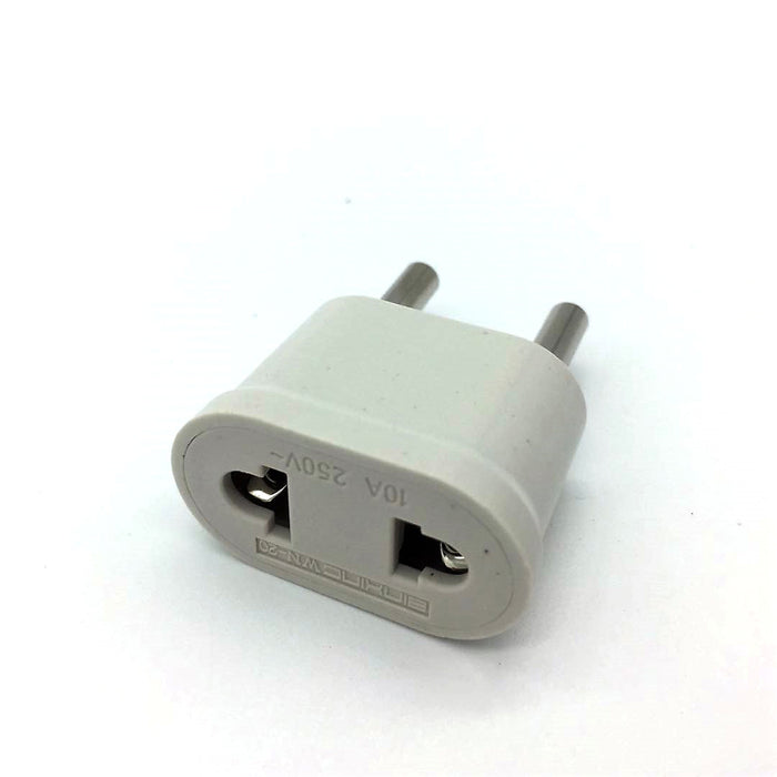 EURO TO US ADAPTER - WHITE - PWR-US-EU-W