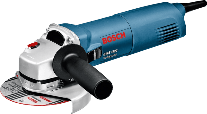 Bosch GWS 1400 Angle Grinder: Professional Power Tool, 125mm Disc Diameter, for Cutting & Grinding Metal. Robust Build. View Now!