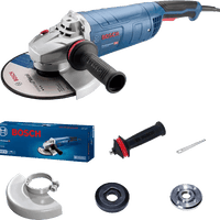 Bosch GWS 26-230 Angle Grinder Kit | Powerful 2600W Tool for Metal Grinding and Cutting