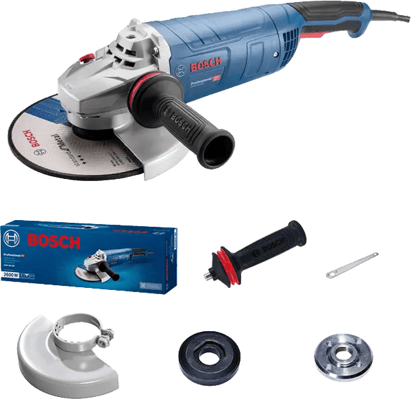 Bosch GWS 26-230 Angle Grinder Kit | Powerful 2600W Tool for Metal Grinding and Cutting