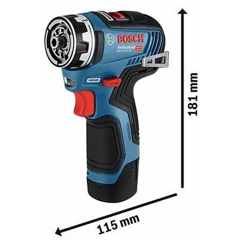 Bosch Professional | Cordless Drill Driver GSR 12V-35 FC (Battery Excluded) by Bosch- 06019H3003