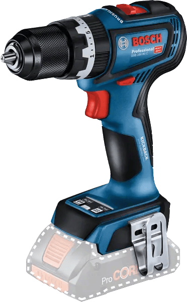 BOSCH GSB 18V-90 C Cordless Perc Screwdriver Drill Tool - High Performance Heavy Duty Power Tool
