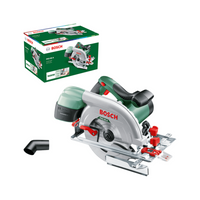 Bosch PKS 66 A Circular Saw (1600W). Corded Power Tool, CleanSystem, CutControl. Woodworking & DIY