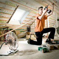 Metabo AV 18 Cordless Fan - 18V Portable Fan - Battery Powered, Metal Cage