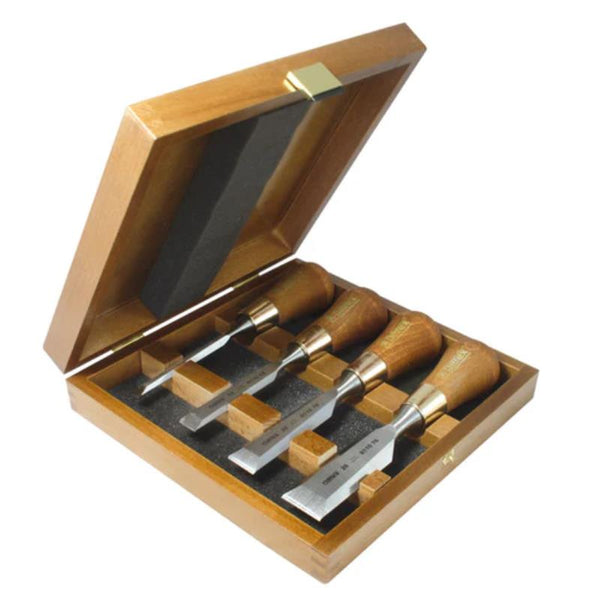NAREX Woodline + Butt Chisel Set Of 4 - 061853750