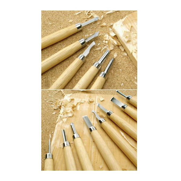 Hardware 8 Pce Miniature Carving Chisel - 068DZZ120