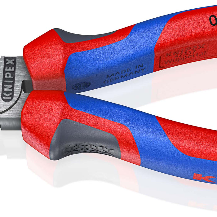 KNIPEX 08 22 145 SB Needle-Nose Combination Pliers with comfort handles black atramentized 145 mm