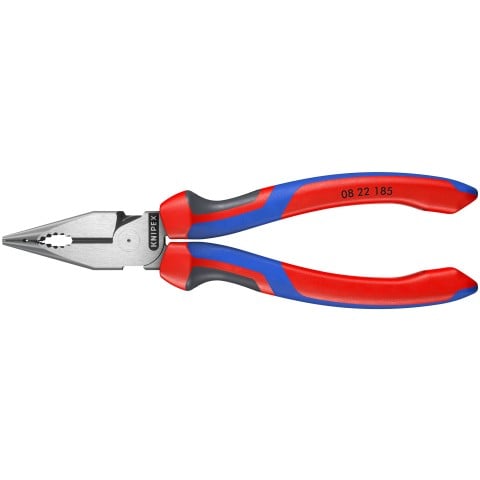 Knipex NEEDLE NOSE COMBI PLIER - 185MM DUAL H - KPX0822185