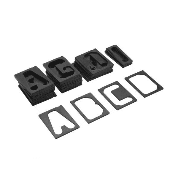 Milescraft Sign Pro 2-1/2 Horizontal Character Set- 0822201