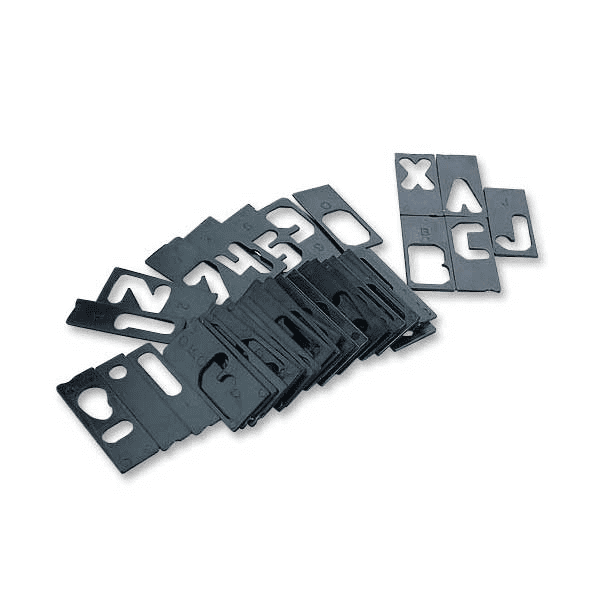 Milescraft Sign Pro 1-1/2 Horizontal Character Set- 0822202