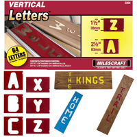 Milescraft Signpro 1-1/2 & 2-1/2 Vertical Lett Set- 0822204