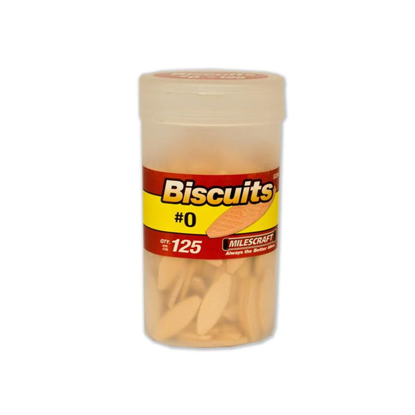 Milescraft Biscuits Bottle #0 - 125 Pcs- 0825334