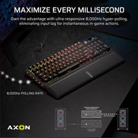 Corsair VANGUARD PRO 96% Hall Effect Gaming Keyboard - MGX Hyperdrive magnetic switches - Black.
