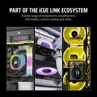 CORSAIR LX-R RGB Series; iCUE LINK LX120-R RGB White; 120mm RGB Fan; Triple Fan Kit.-CO-9051054-WW