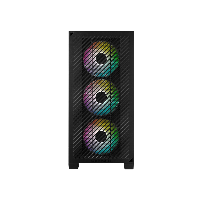 Cooler Master Masterbox Elite 301 Mirco-ATX Airflow PC case pre-installed 3x 120mm ARGB fans