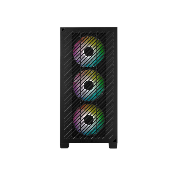 Cooler Master Masterbox Elite 301 Mirco-ATX Airflow PC case pre-installed 3x 120mm ARGB fans