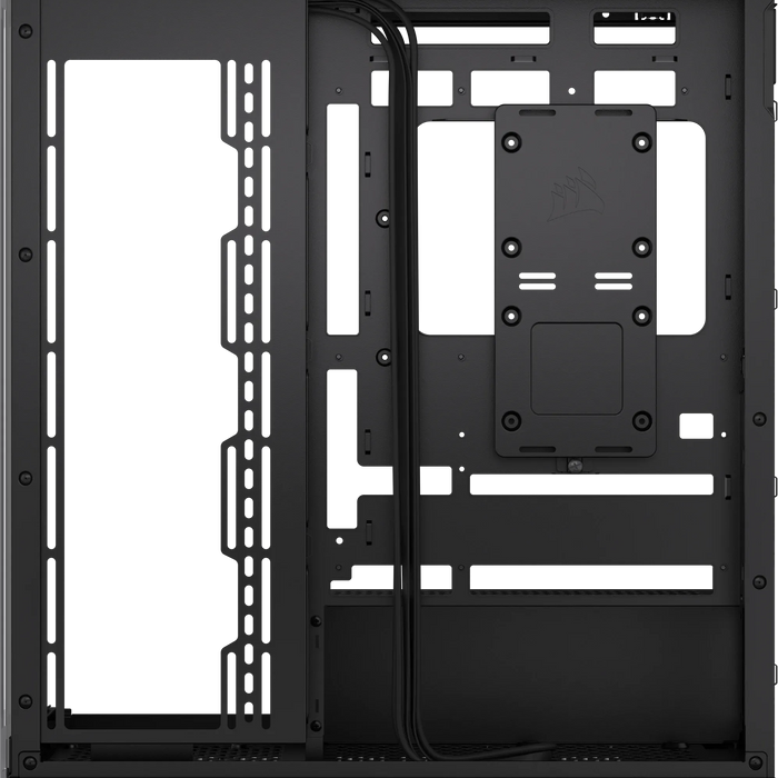 3500X Tempered Glass Black Mid-Tower PC Case; 2x 3.5'' |  2x 2.5'' Drive Bays; Up to 360mm Radiator compatible-CC-9011276-WW