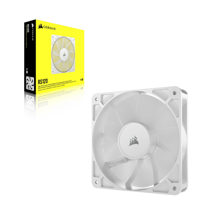 Corsair RS120 120mm PWM Fan – White
