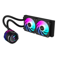 GIGABYTE AORUS WATERFORCE X II 240 240mm cooler; Intel 115x;1200;1700;1851 / AMD TR4; AM5; AM4; sTR5